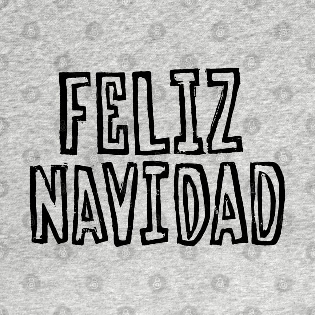 Feliz Navidad (Black Ink Version) by LaForma